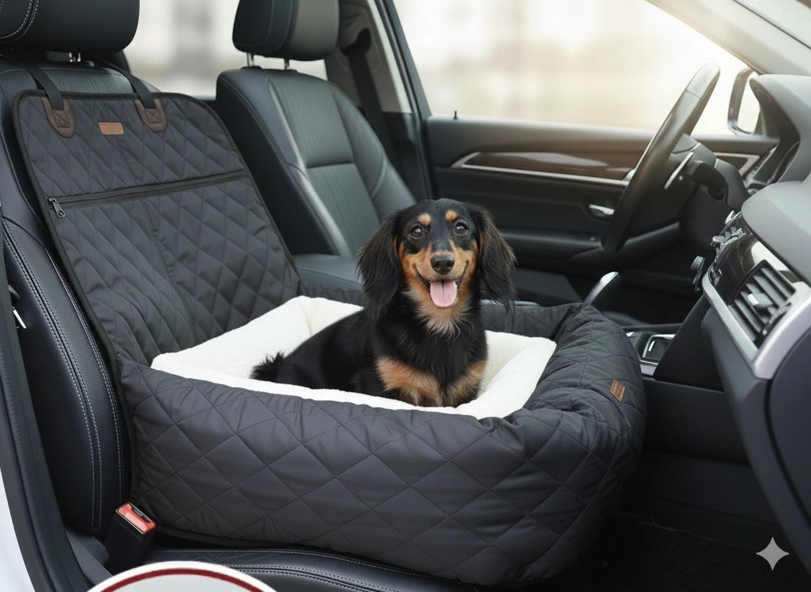 New Multifunctional Pet Car Bed with Thick Cushion